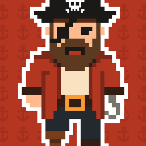 Fond d'écran ordinateur Captain Pixel